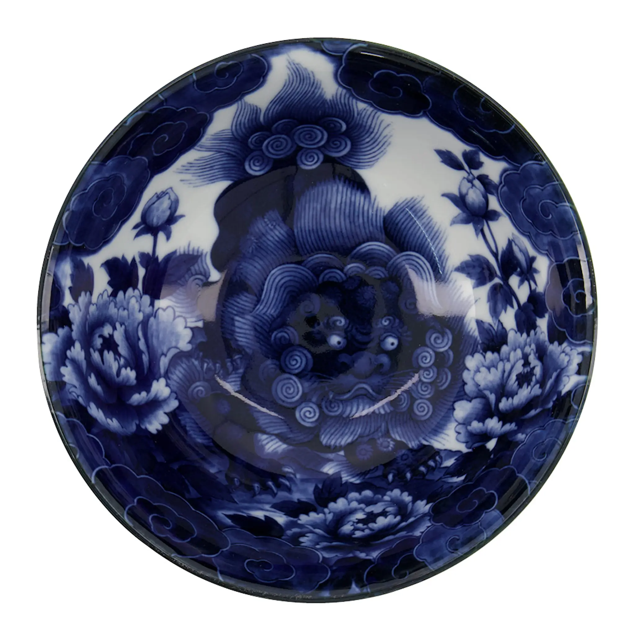 Tokyo Design Studio Japonism lion tayo skål 14,7 cm blue