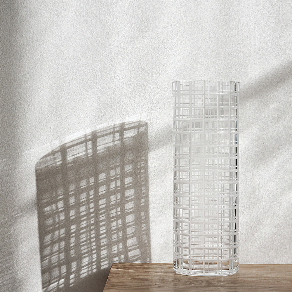 Orrefors Cut in Number Vas 33 cm