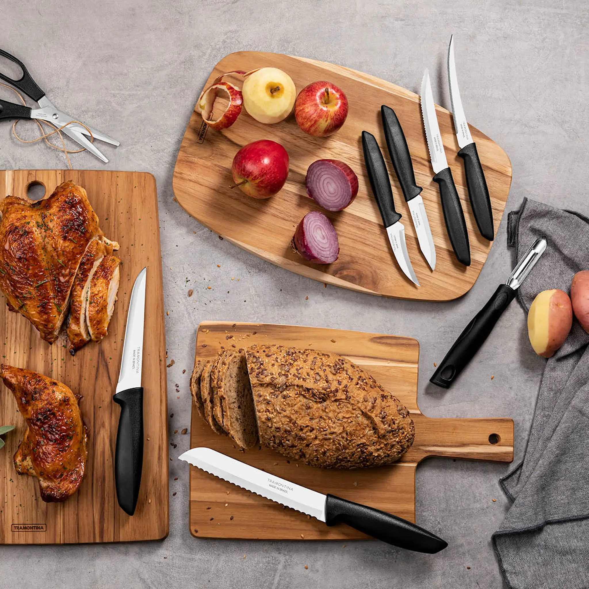 Tramontina Plenus Yleisveitsi 11,5 cm Musta