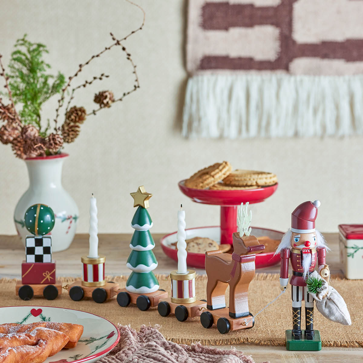 Bloomingville Vadim juletog 51 cm jul grønn