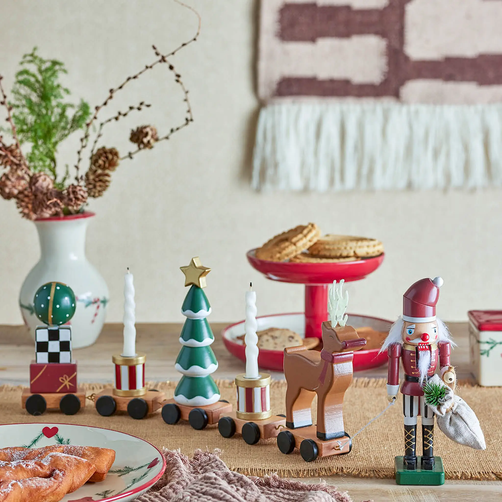 Bloomingville Vadim koristejuna 51 cm joulu vihreä