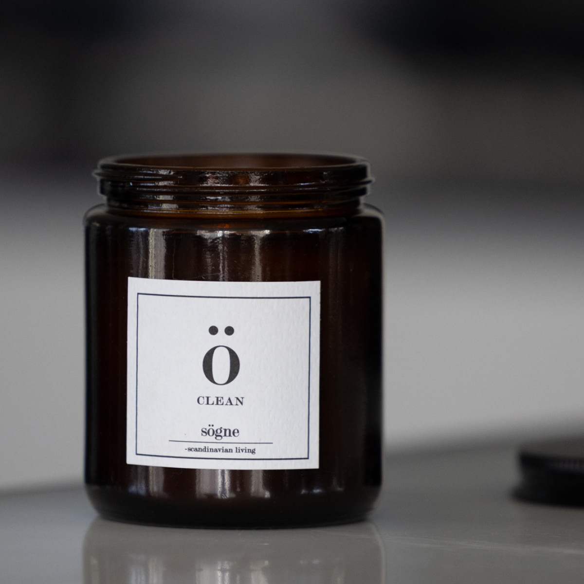 Sögne Home Duftlys clean 7x9 cm brun