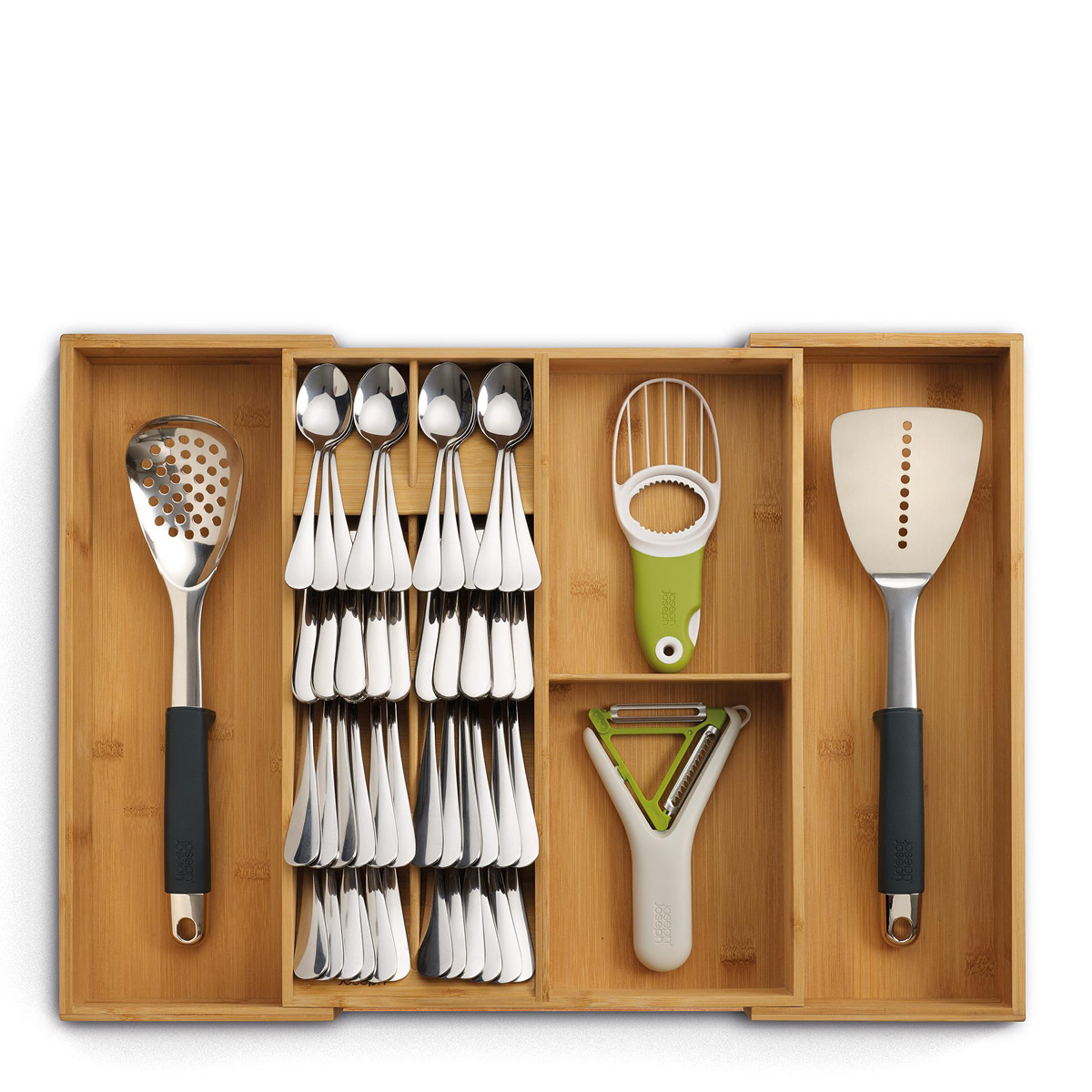 Joseph Joseph Drawerstore bestickorganisatör 10 rum natur