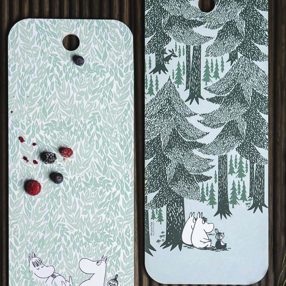 Muurla Mummi tosidig skjærebrett 18x44 cm Langt inni skogen