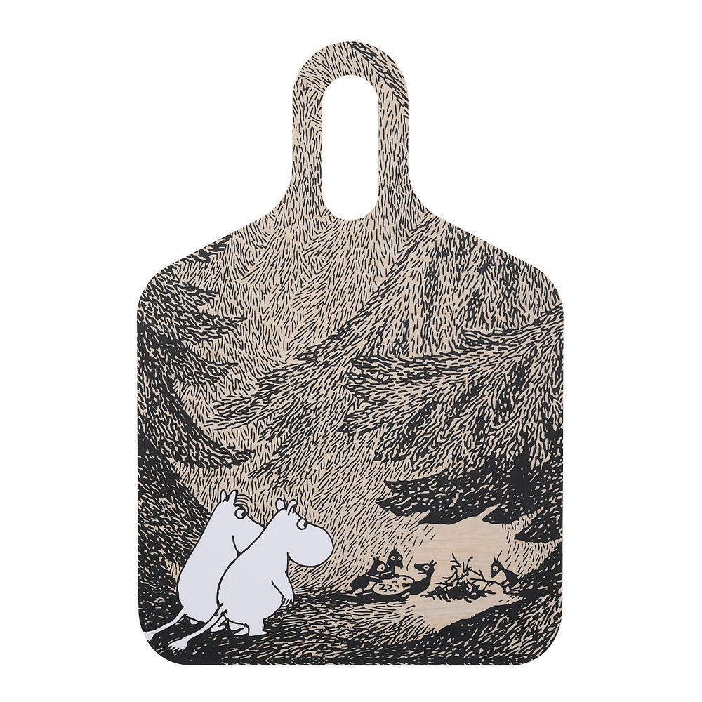 Muurla Mumin skärbräda/serveringbricka 30x44 cm dammen
