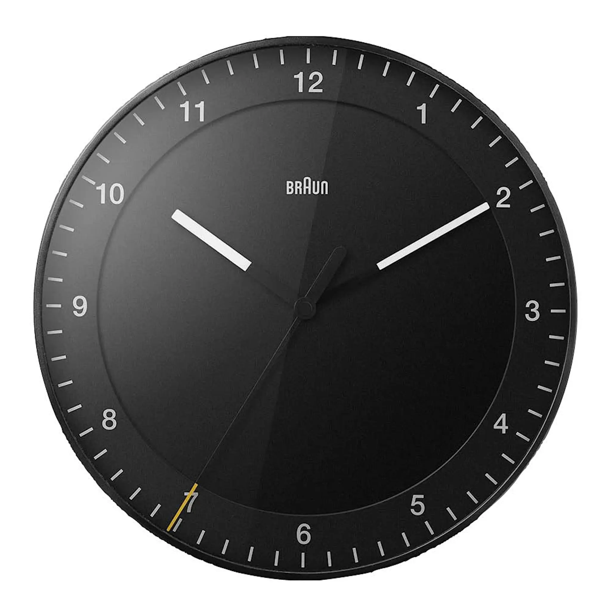 Braun Vegglokke analog 30 cm svart