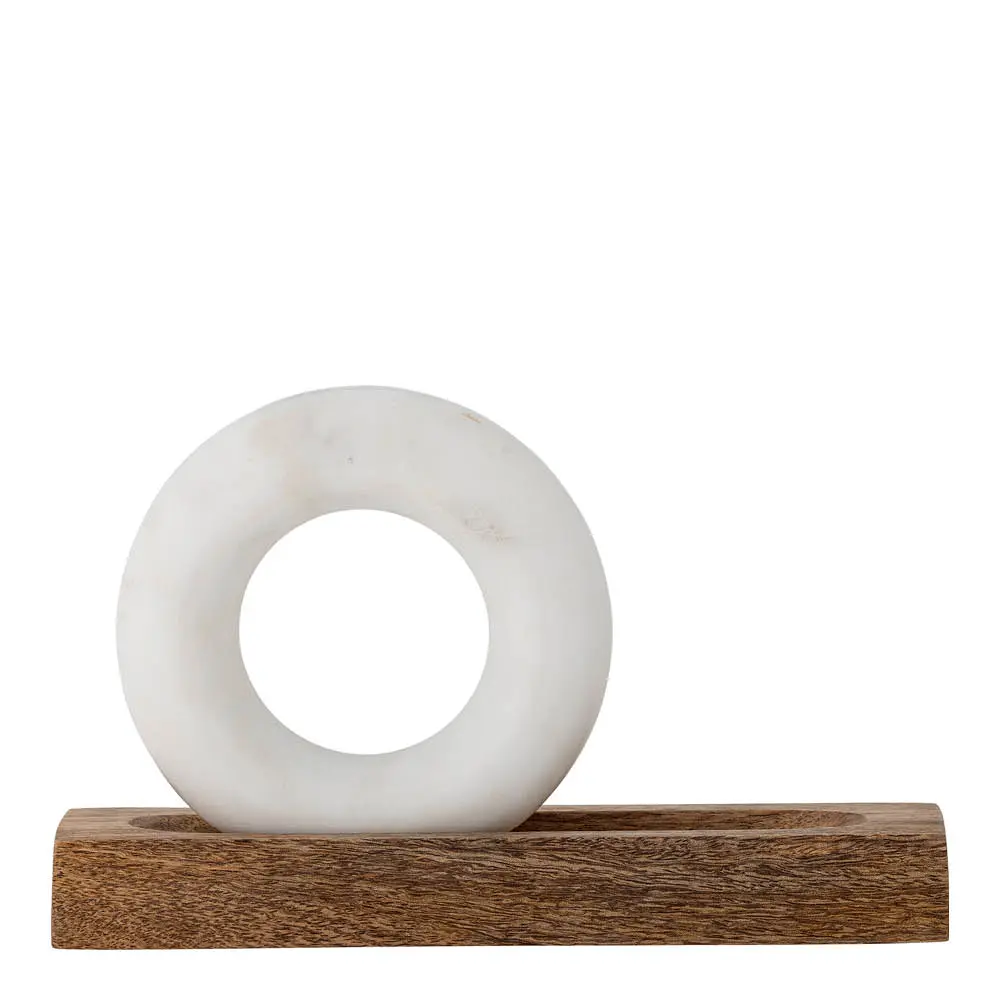 Mortteli ja nuija Manuella 2 kpl 28x17x7 cm mangopuu/marmori