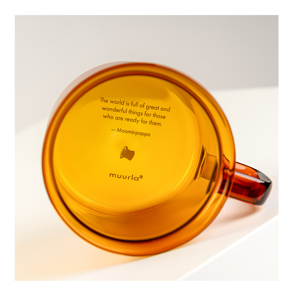 Muurla Mummi glasskopp 35 cl Mummipappa rav