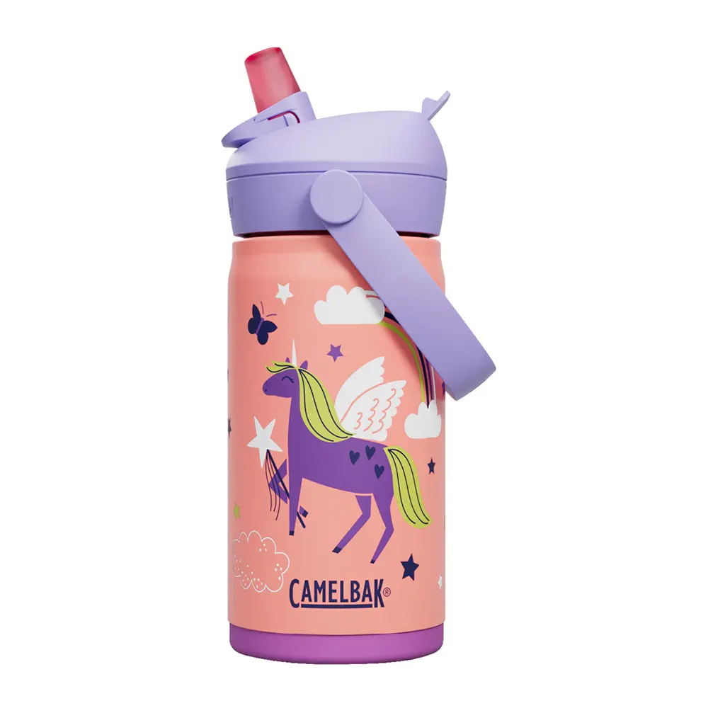 Thrive Flip Straw Kids VSS Juomapullo 0,35L Magic Unicorns