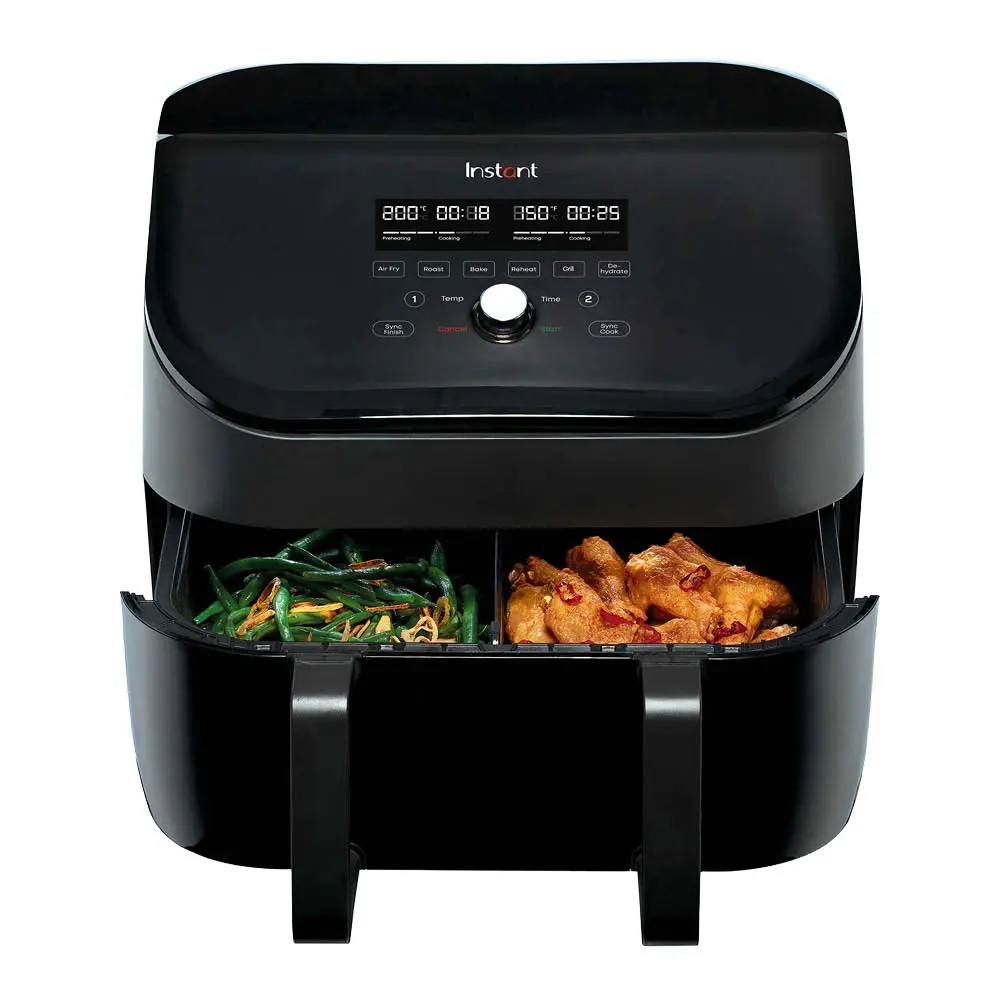 Vortex VersaZone kaksois-airfryer 8,5 litraa musta