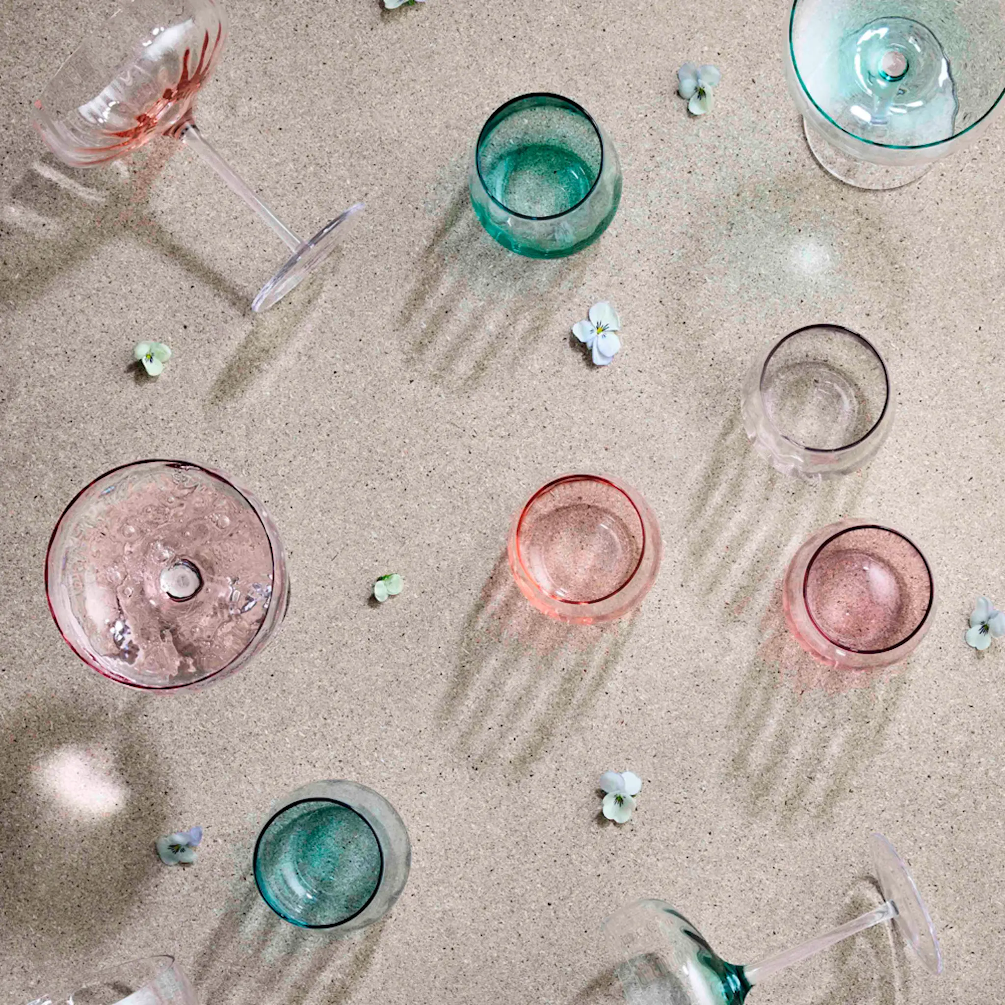 Aida Søholm Sonja Vesilasi 30 cl 2 kpl Petrol Blue