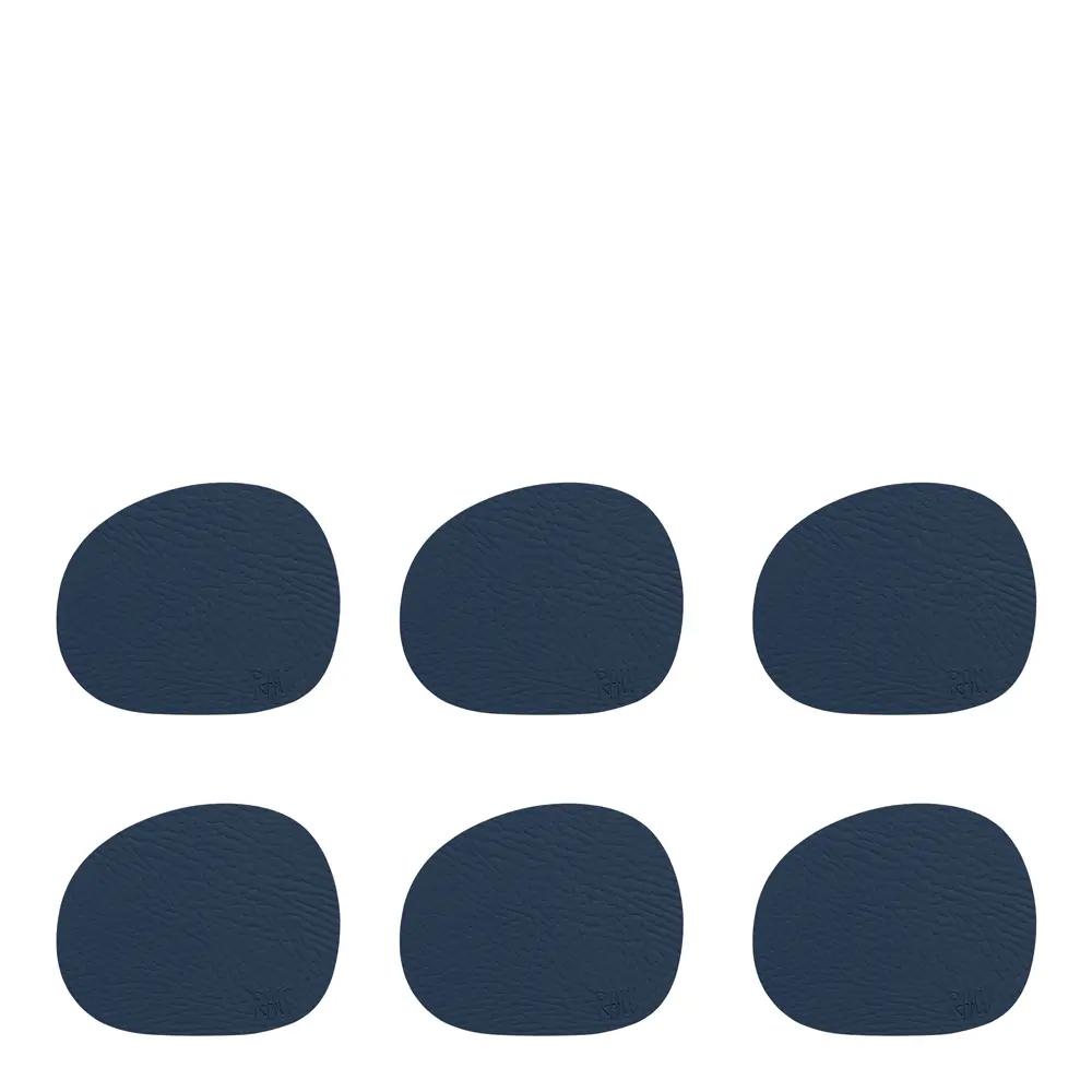 Raw Buffalo Lasinalunen 12,2x10 cm 6 kpl Dark Blue