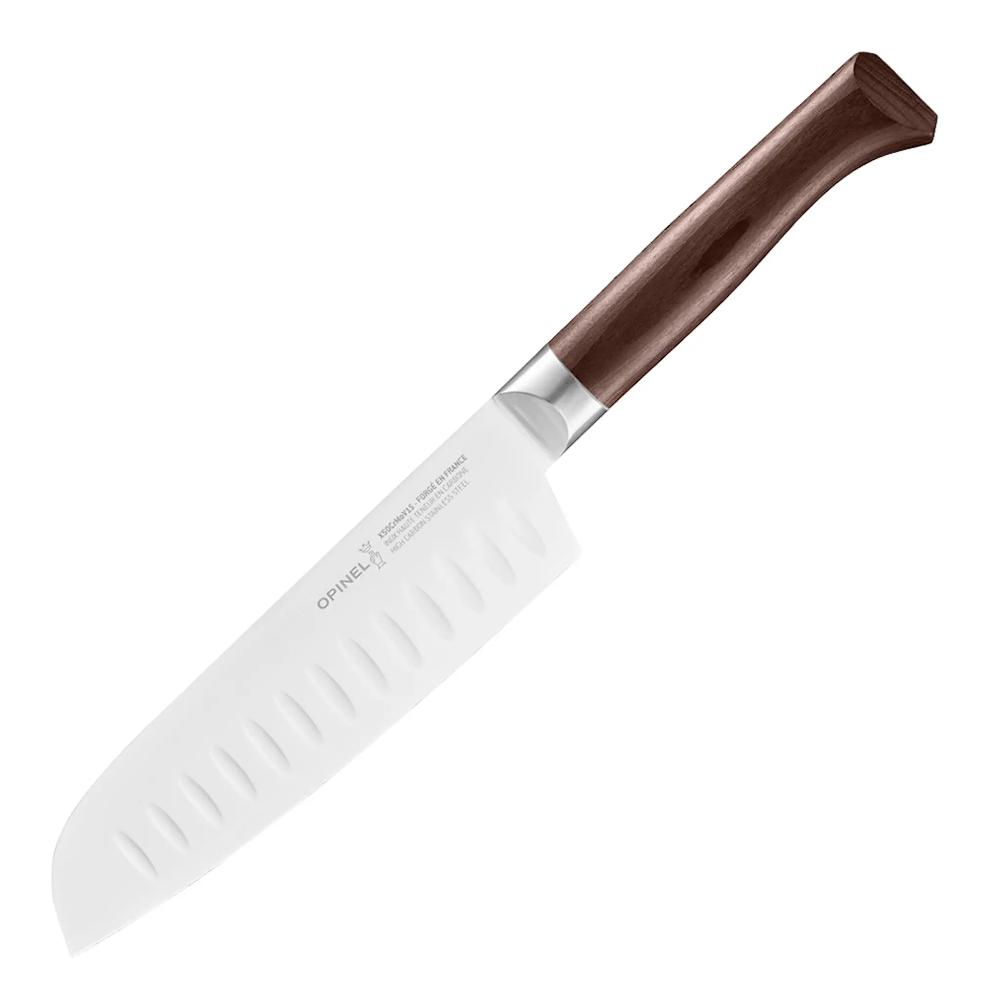 Opinel Les Forges santokukniv 30 cm Mörkt bokträ