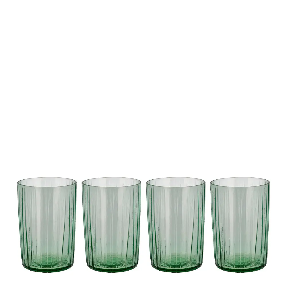 Kusintha vannglass 28 cl 4 stk grønn