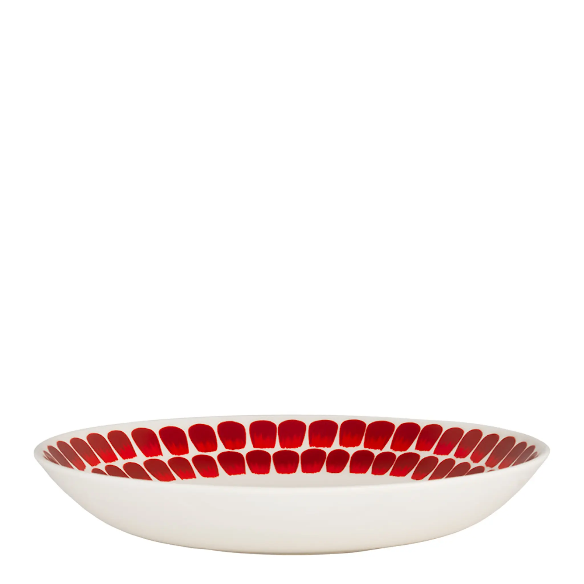 Arabia Tuokio tallrik 24 cm röd