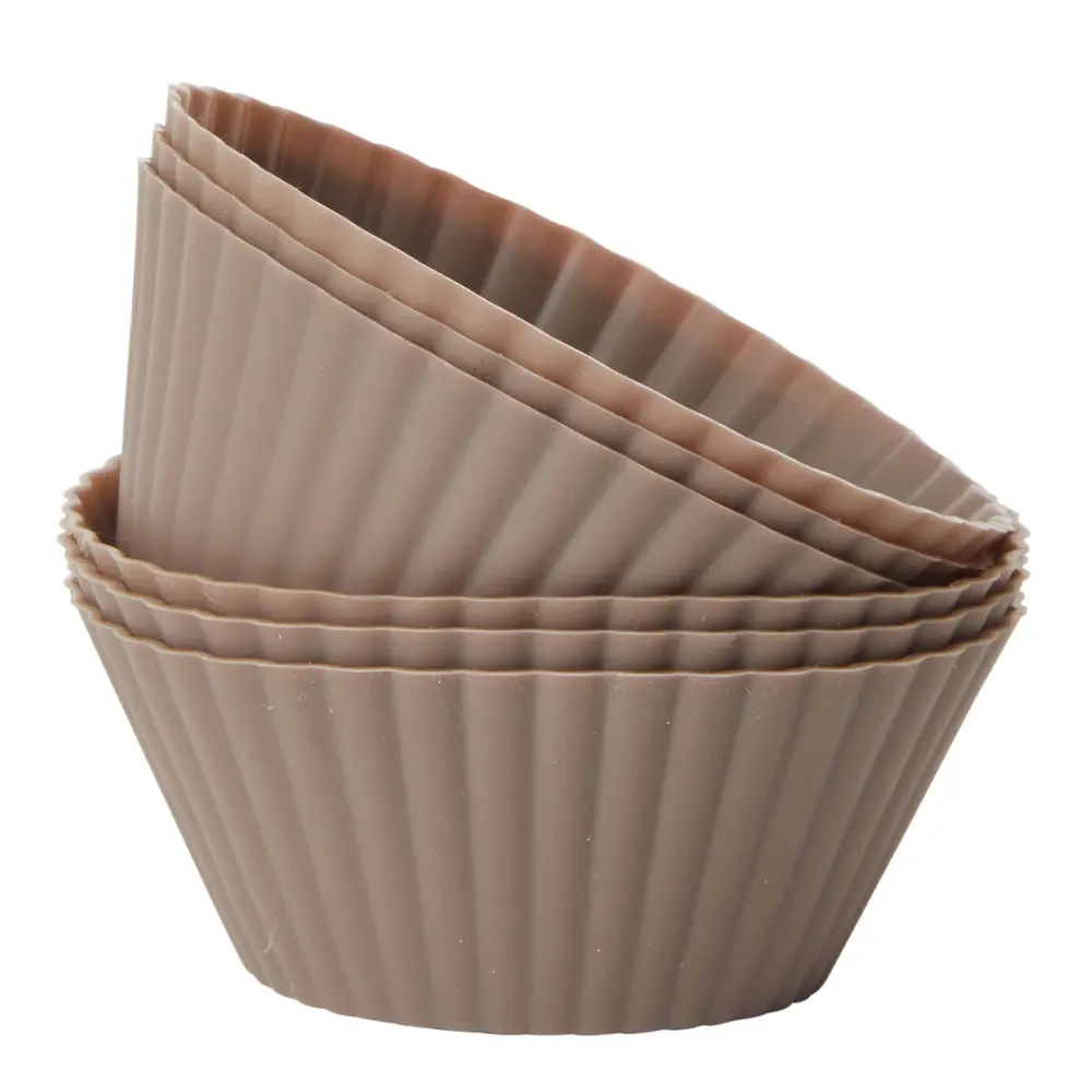 Anders Petter Silikoninen muffinssivuoka 12 kpl Ruskea