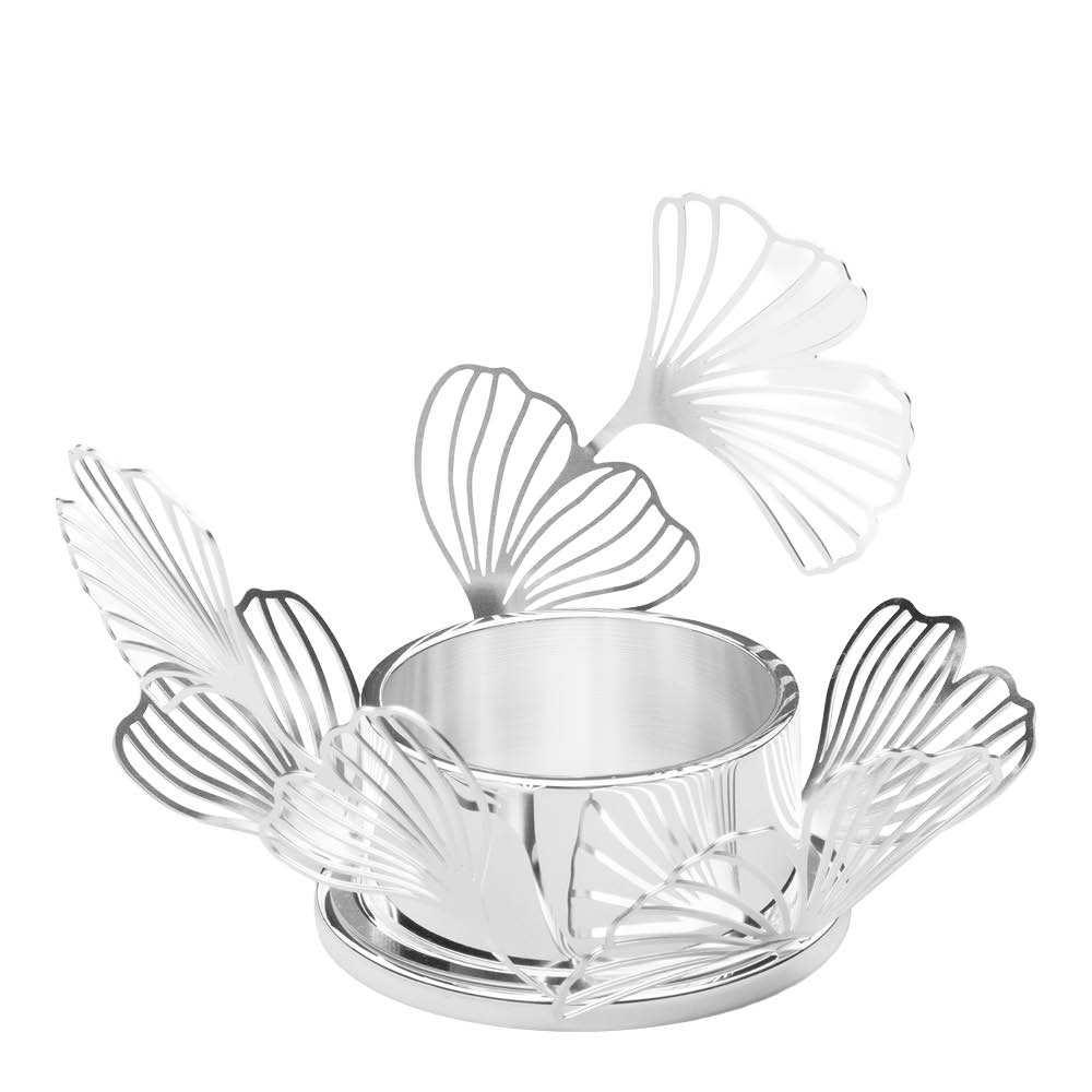 Skultuna FLWR ljusstake värmeljus silver