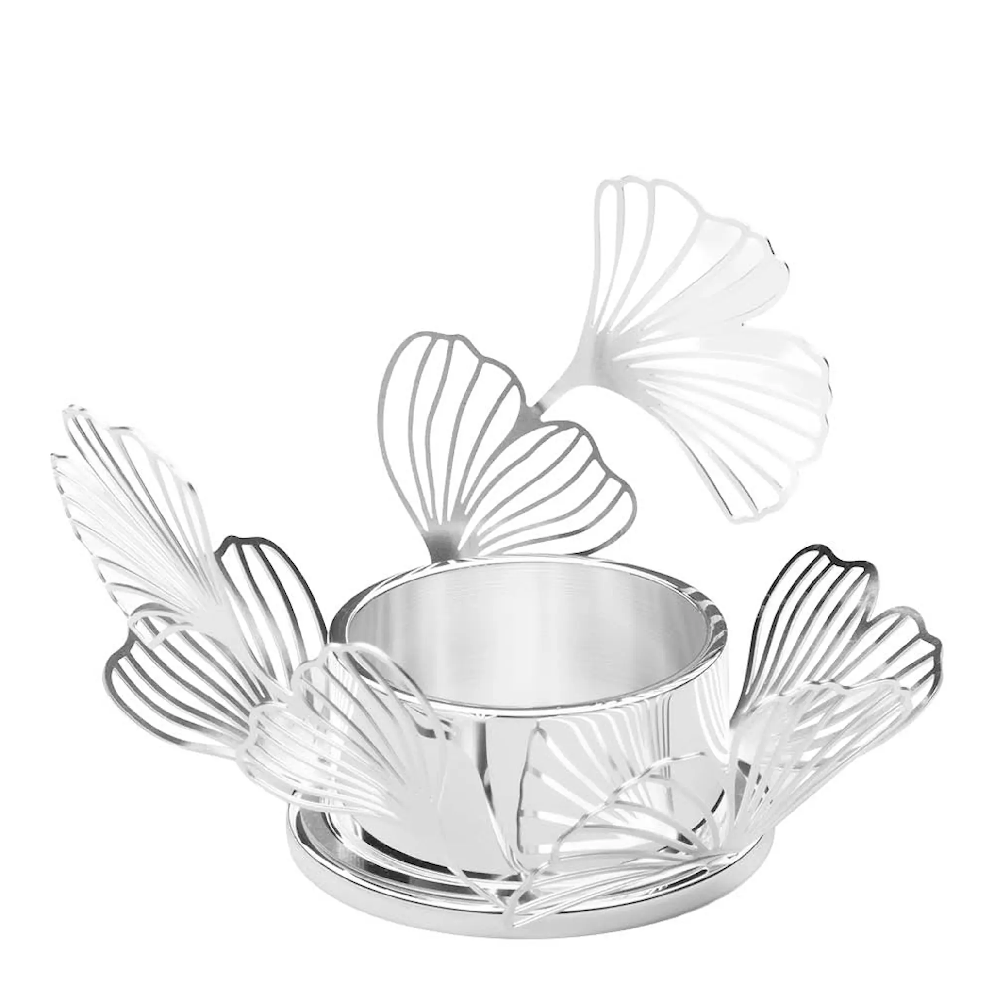 Skultuna FLWR ljusstake värmeljus silver