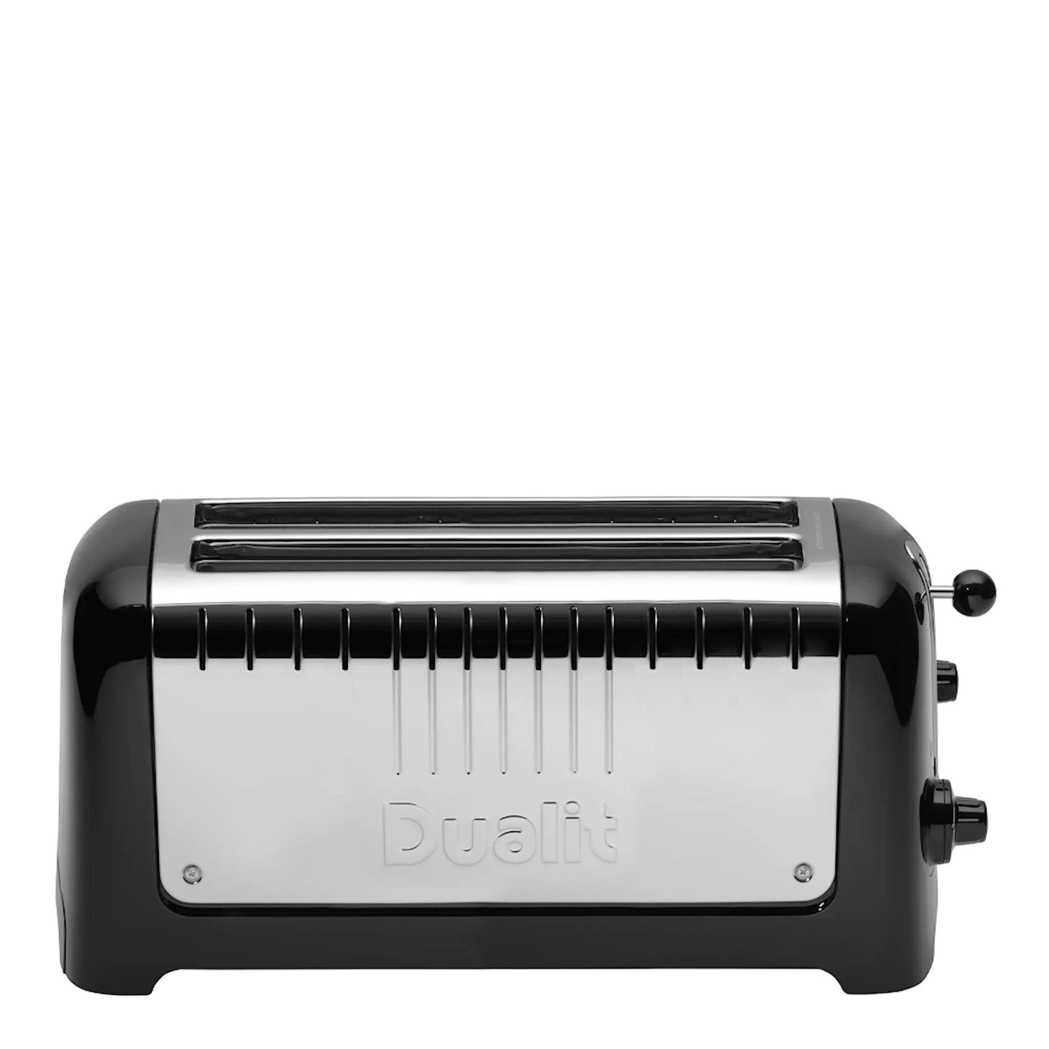 Dualit Lite Brödrost Lång 4 Skivor Blank Svart