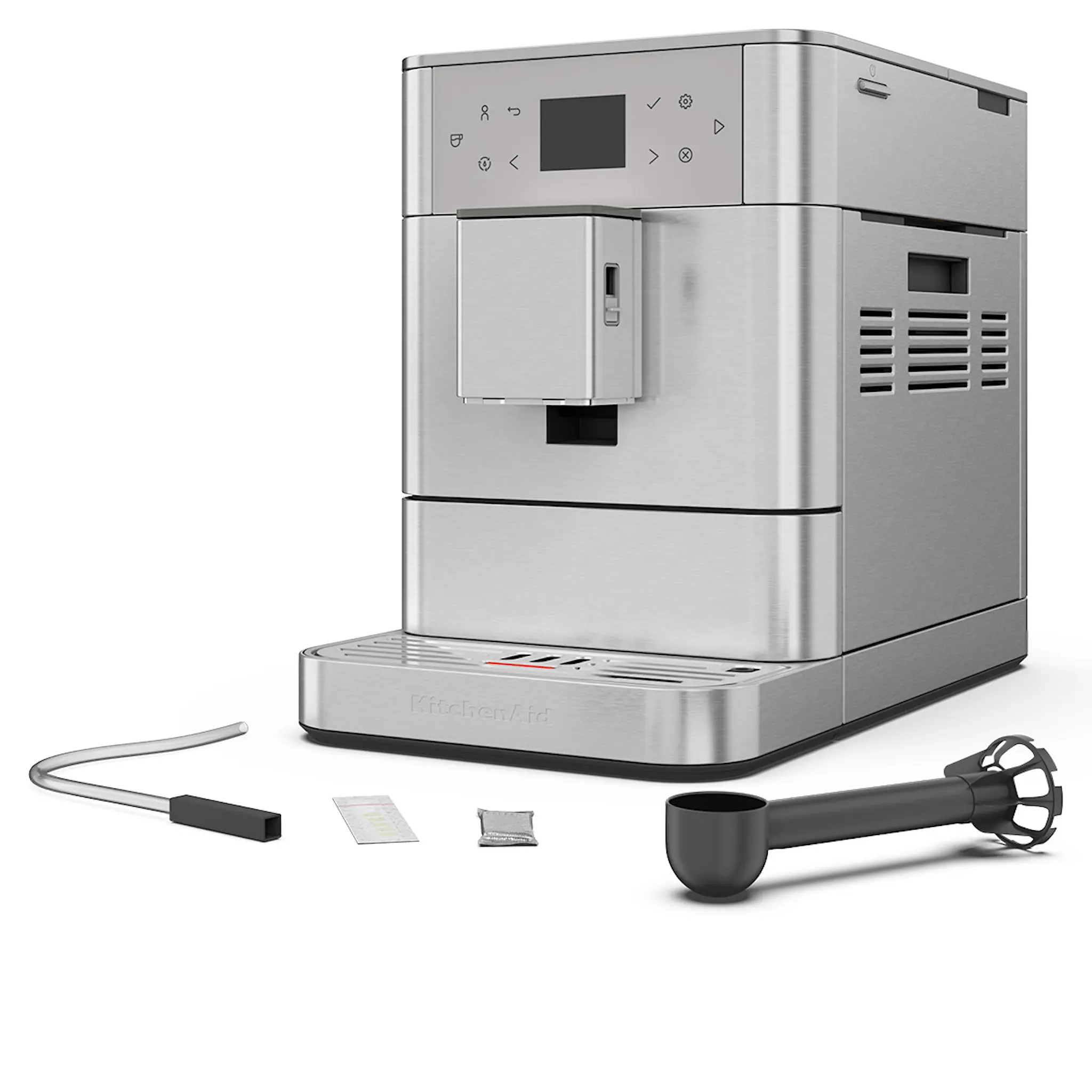 KitchenAid Espressomaskin helautomatisk KF6 rostfritt stål
