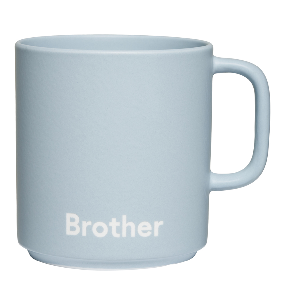 Design Letters - Favourite Muki Brother 25 cl Light Blue