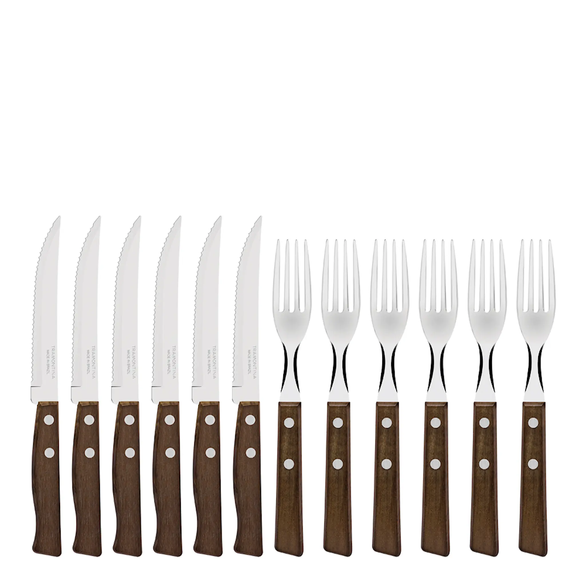 Tramontina Churrasco Grillbestick 12 delar Ipê-trä