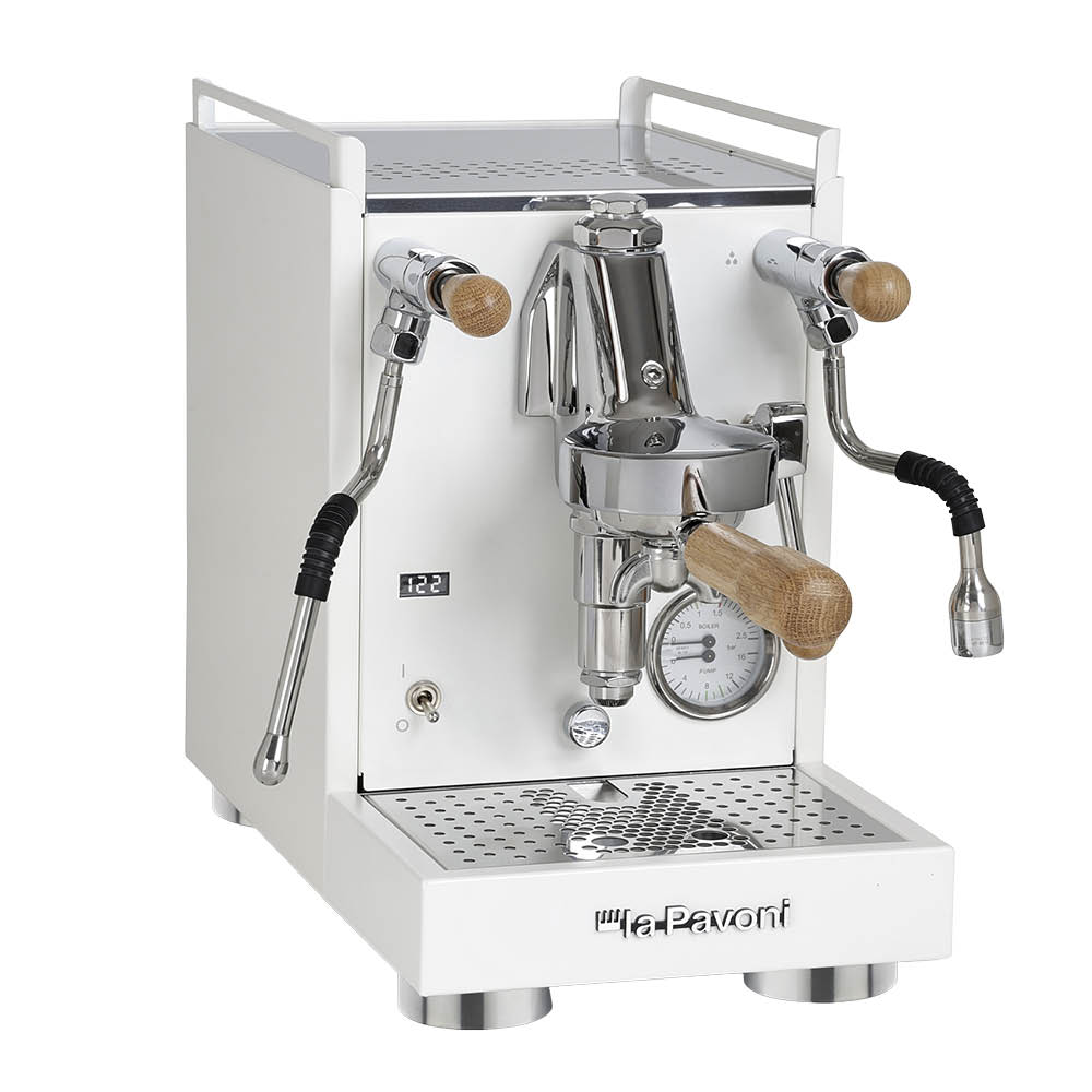La Pavoni Mini Cellini X semiproffesionell kaffemaskin vit