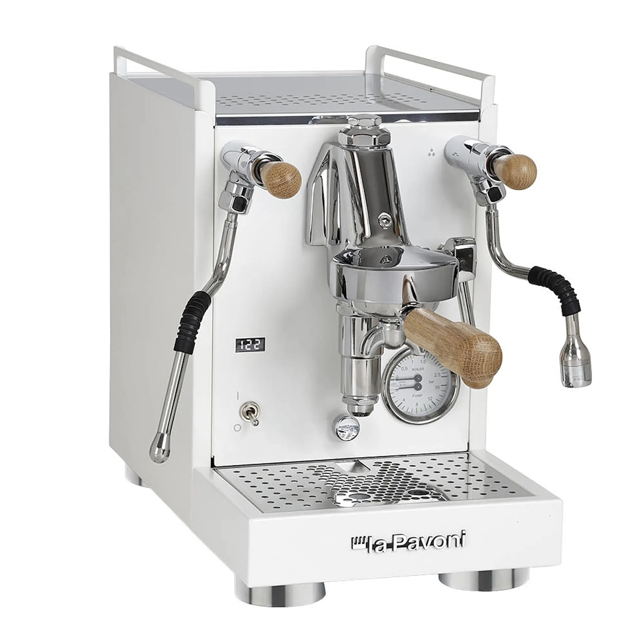 La Pavoni Mini Cellini X semiproffesionell kaffemaskin vit