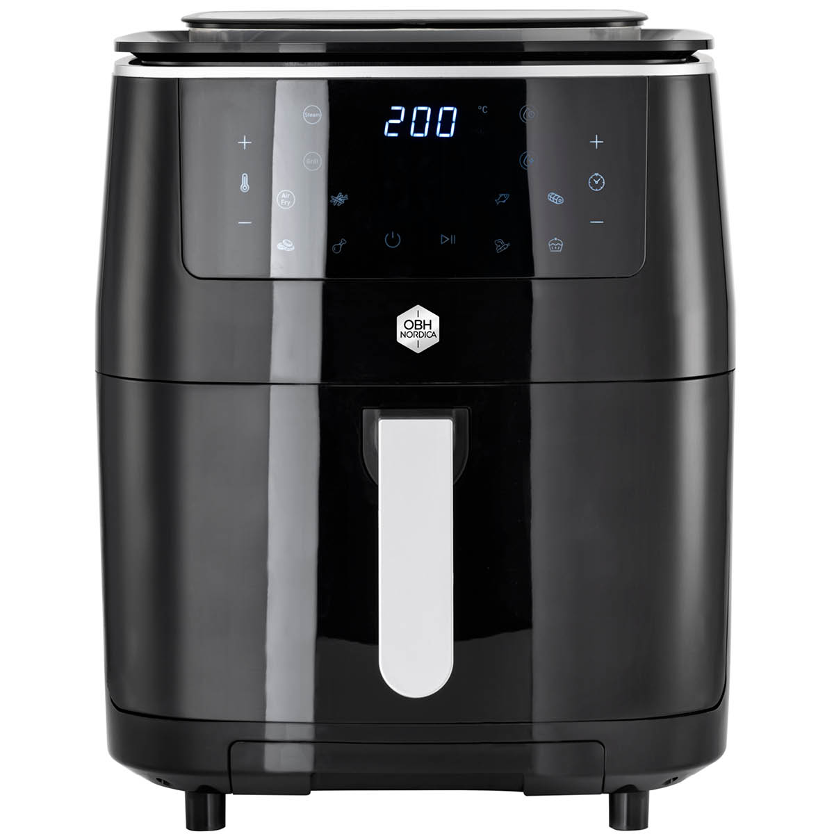 OBH Nordica - Easy Fryer 3in1 Steam+ 1900W Musta
