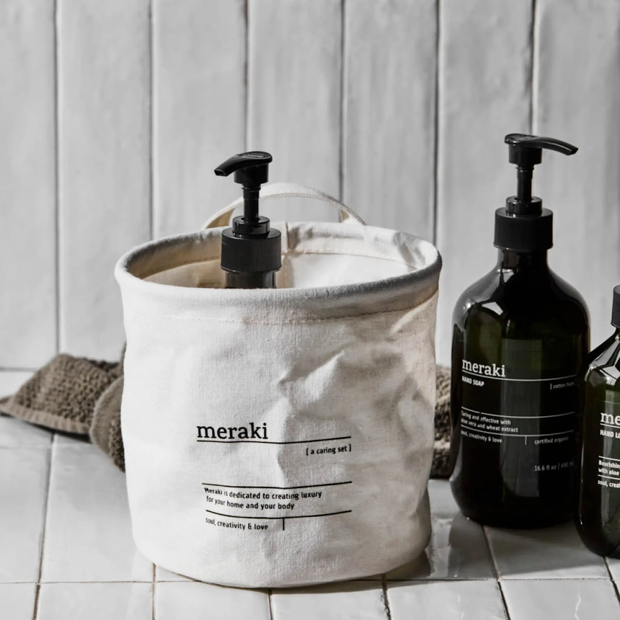 Meraki Förvaringskorg 15x15 cm vit