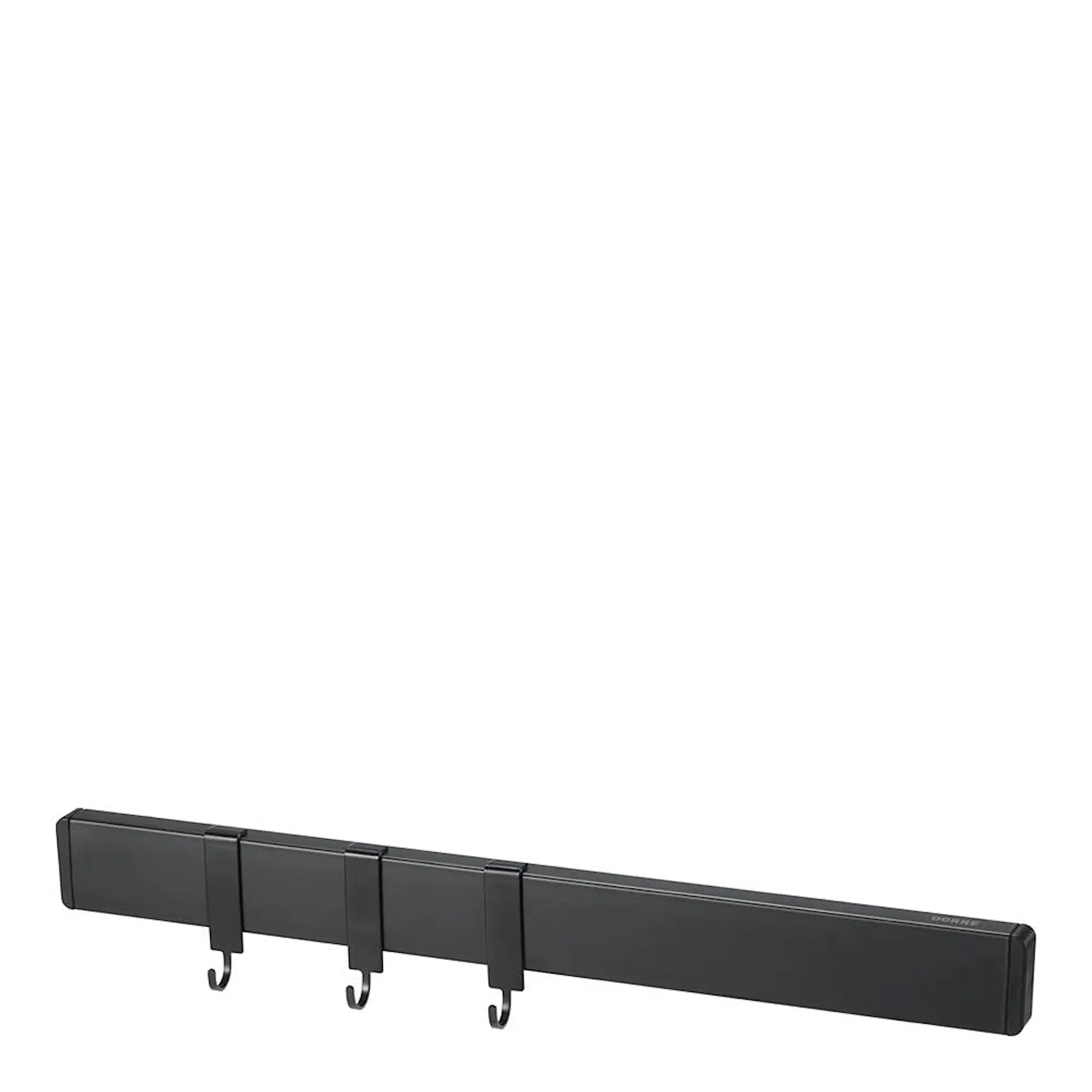 Dorre Maggie magnetlist med 3 krokar 40 cm svart