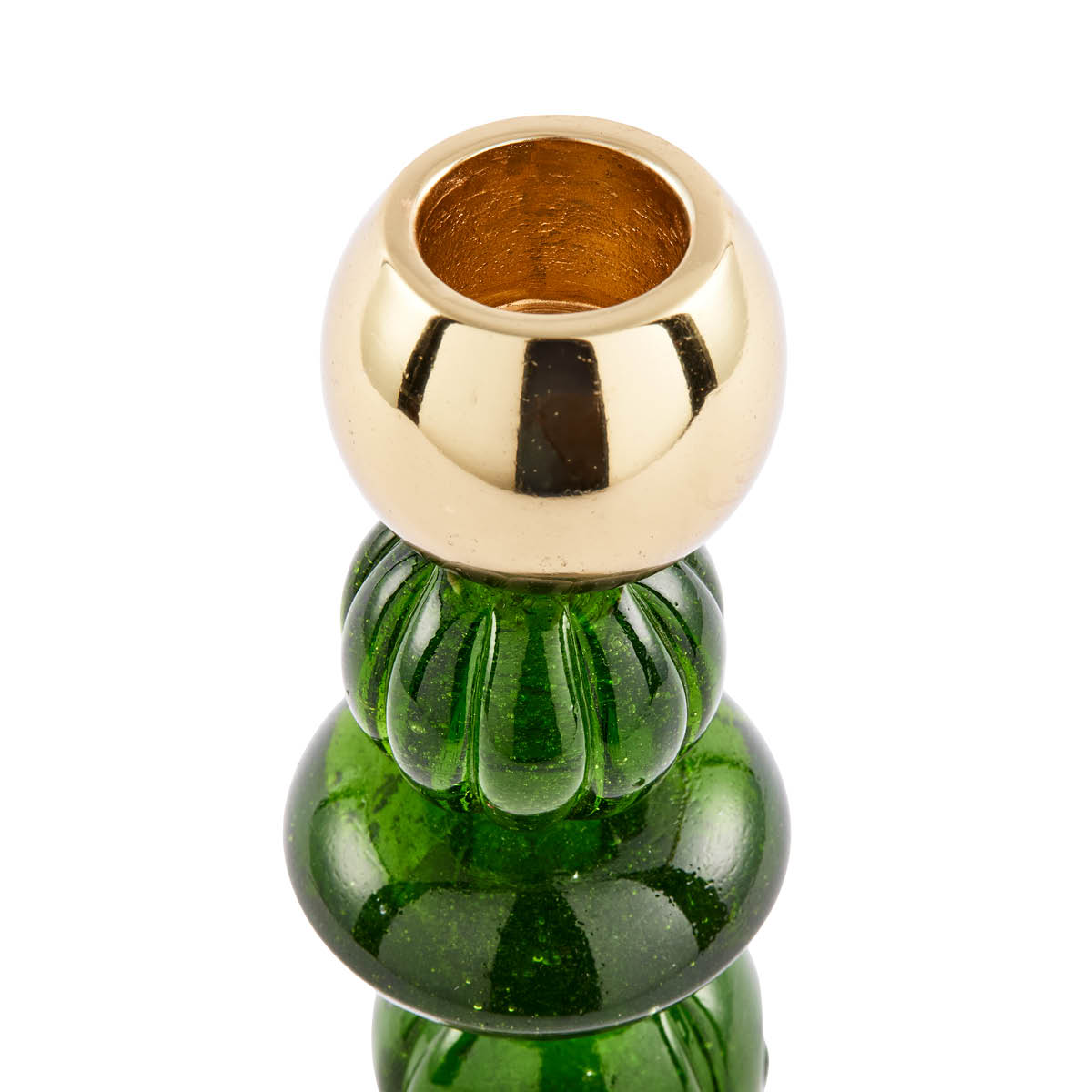 Pols Potten Beads ljusstake XS 24 cm mörkgrön