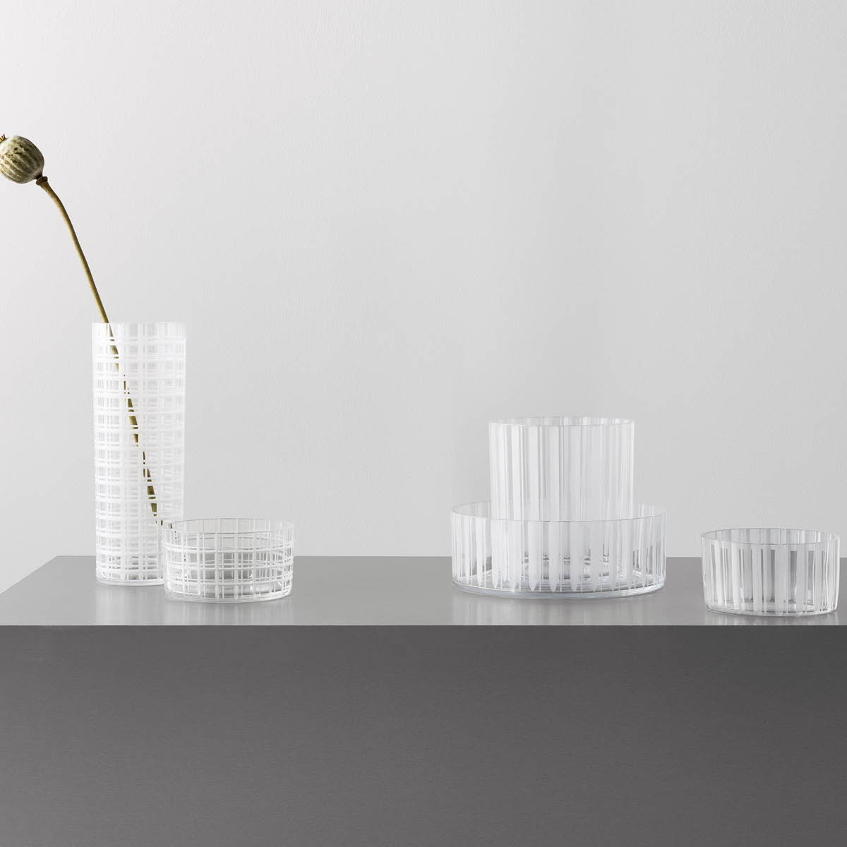 Orrefors Cut in Number Vas 33 cm