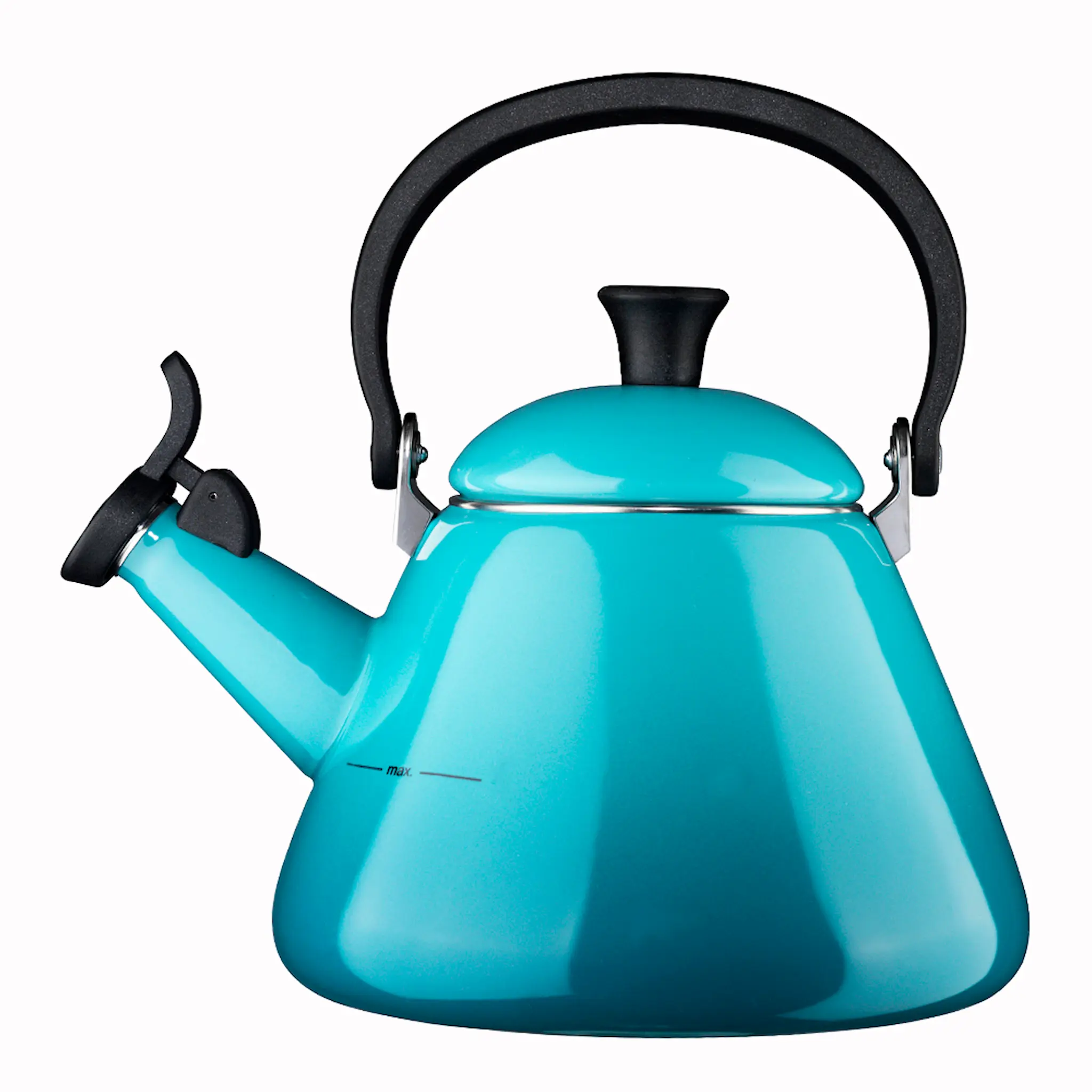 Le Creuset Kone Vattenkittel med vissla 1,6 L Caribbean