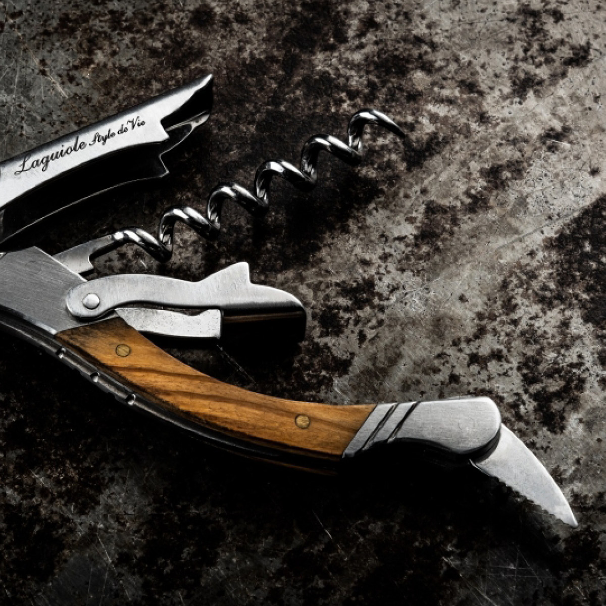 Laguiole Style de Vie Korkskruv Olive