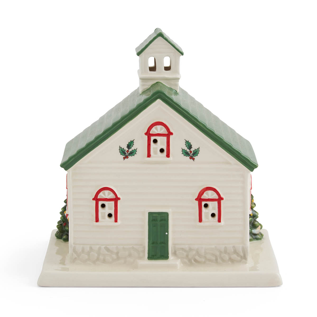Spode Christmas Tree skole LED lykt 14,5x13,7x11 cm