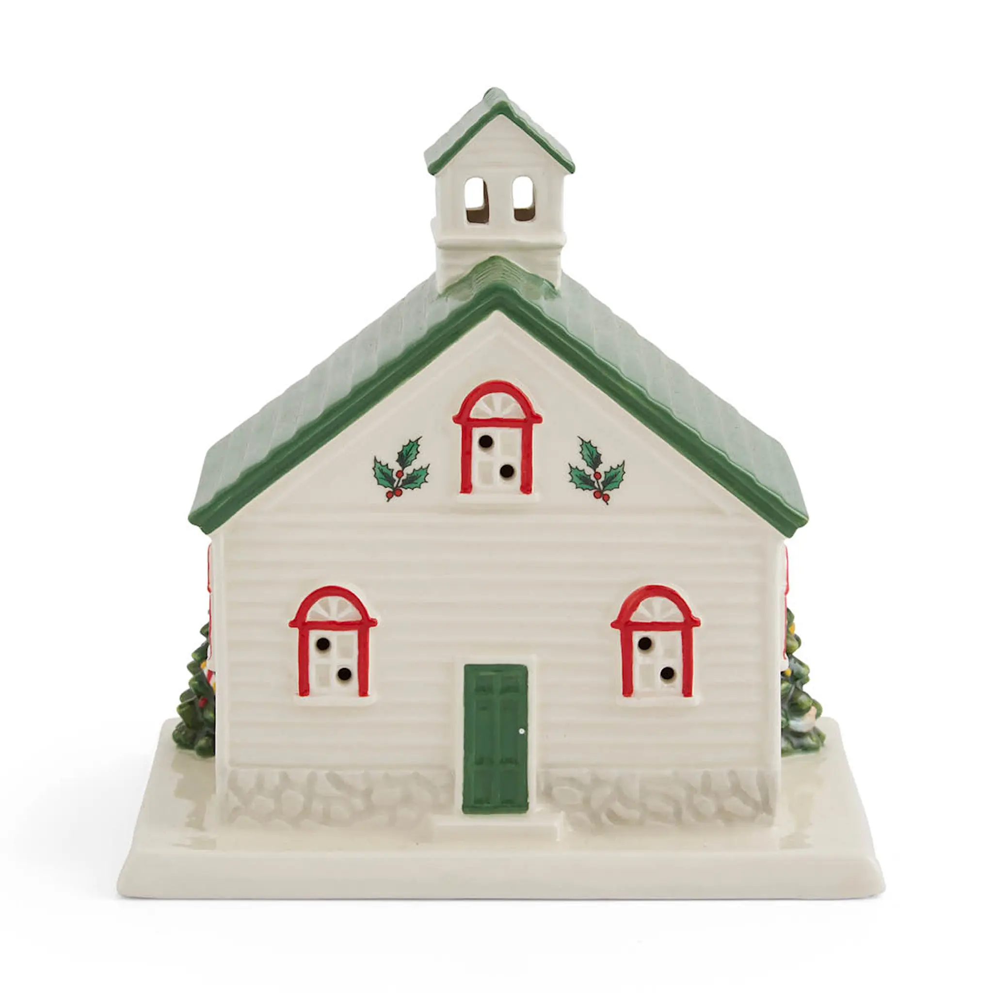 Spode Christmas Tree skole LED lykt 14,5x13,7x11 cm
