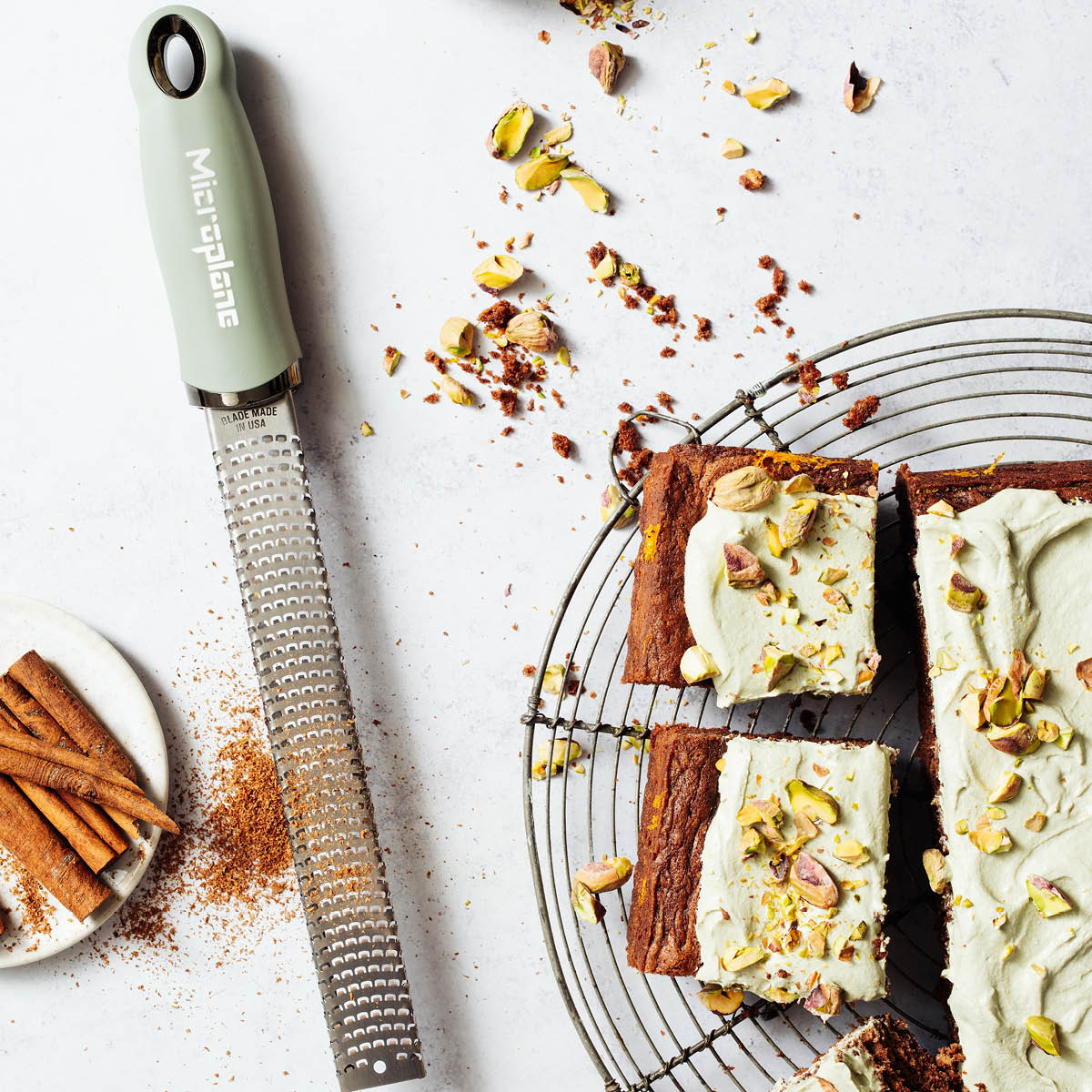 Microplane Premium Classic Zester rivjern 32 cm grå/grønn