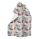 Fina fisken kökshandduk blå