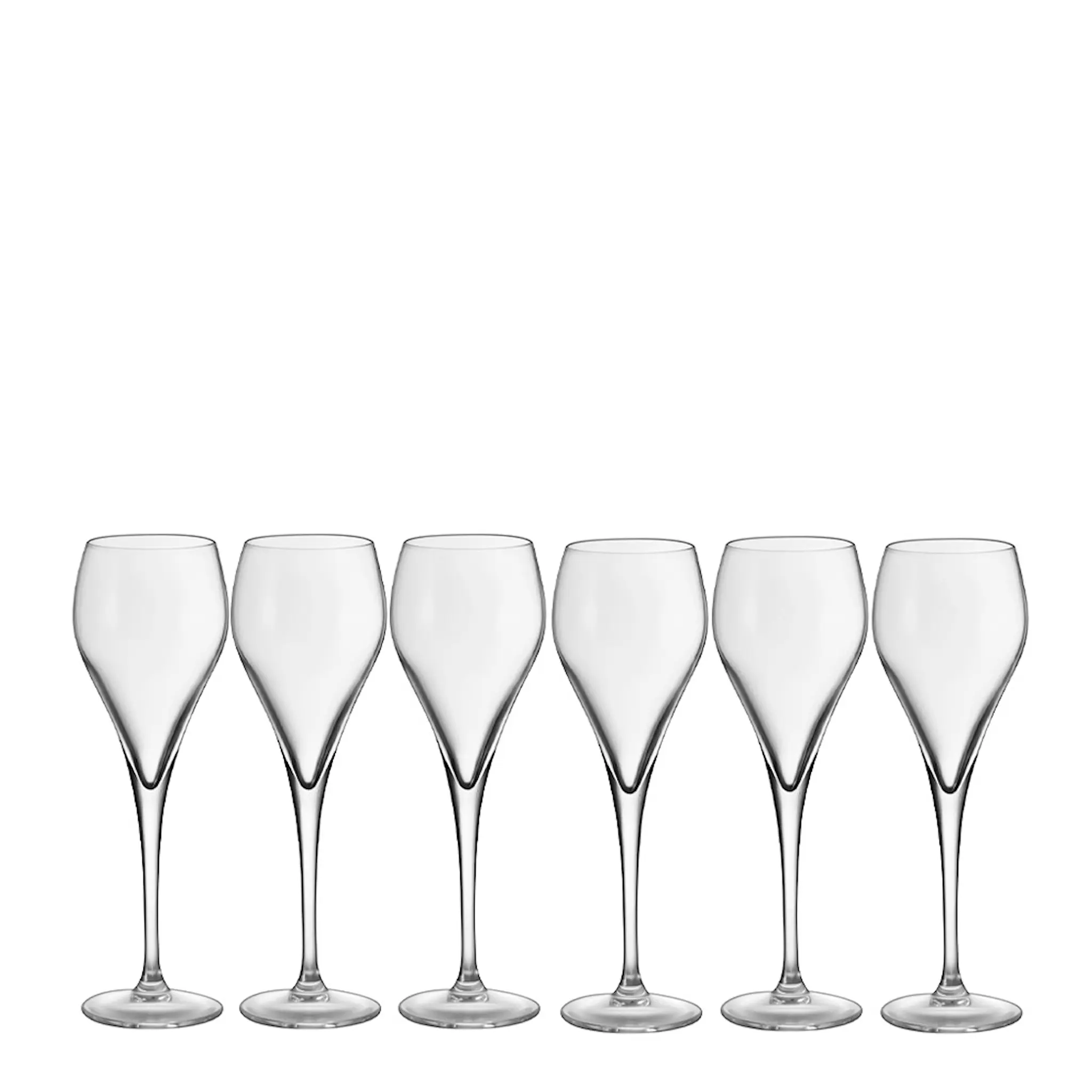 Stiernholm Bubbles champagneglas 16 cl 6-pack klar