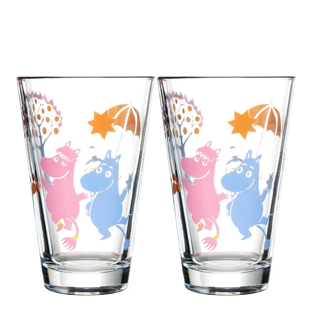 Muumi Juomalasi 2 kpl Juhlat