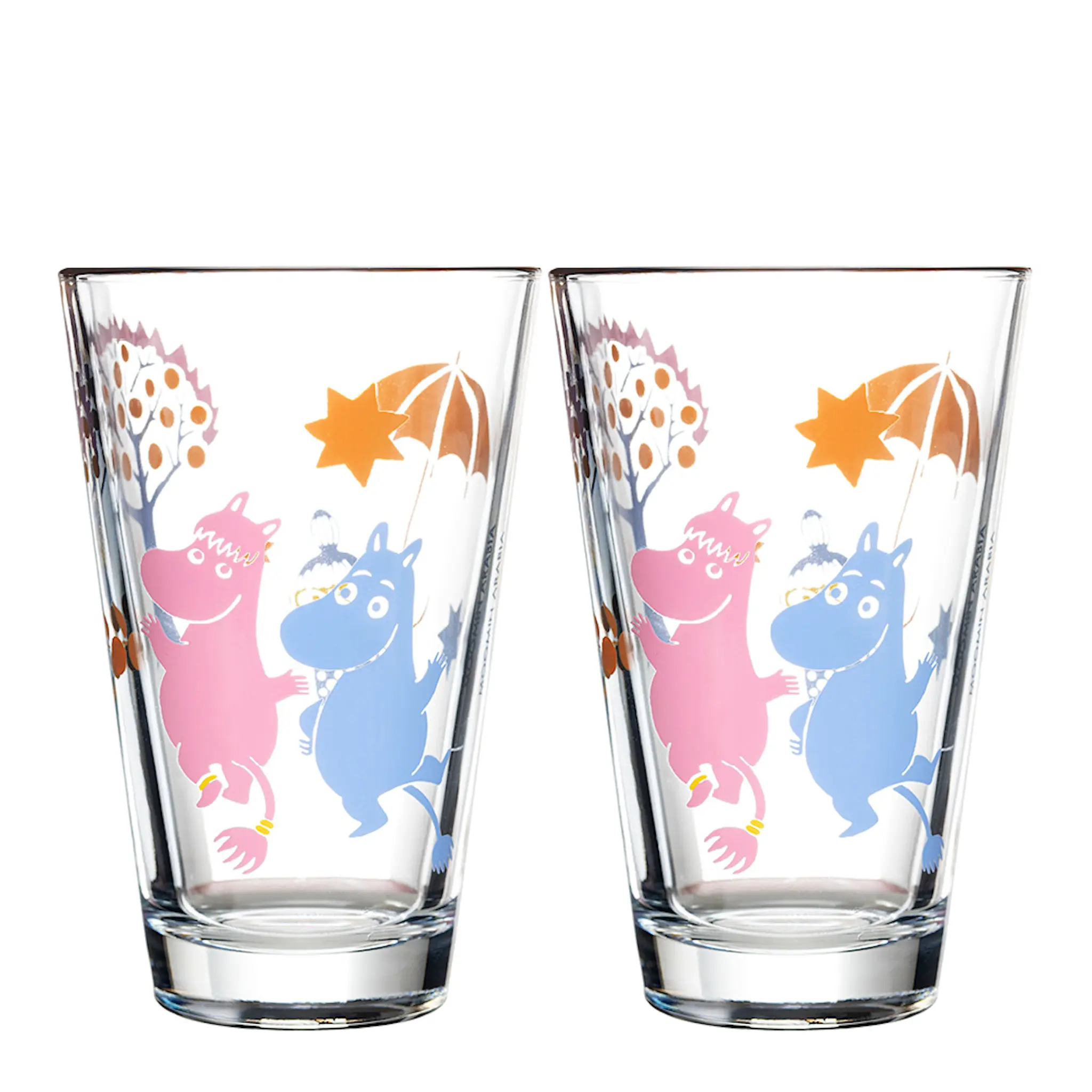 Moomin Iittala Mumin Fest glas 2-pack