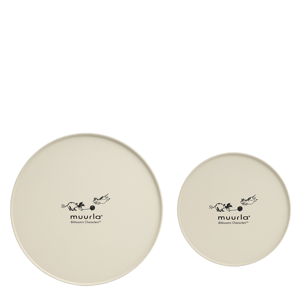 Muurla Mummi for Pets metallboks sett 2 stk Mummi 80 benhvit/svart