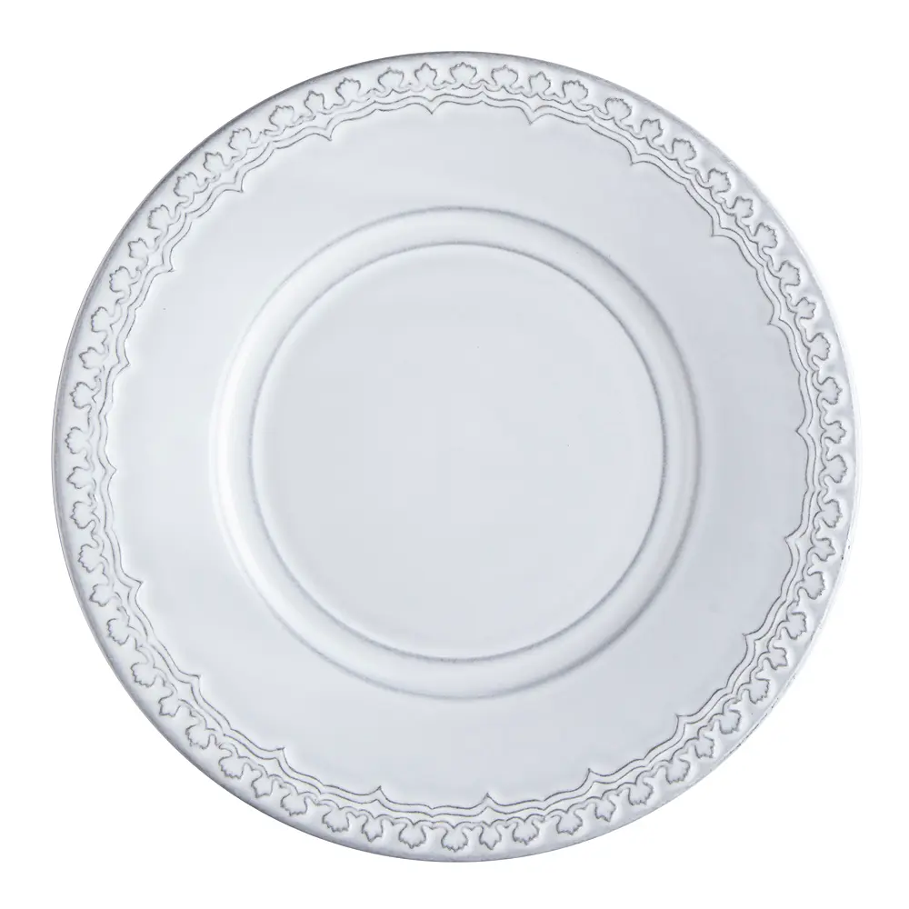 Rua Nova Lautanen koristereunus 22 cm Antiikinvalkoinen