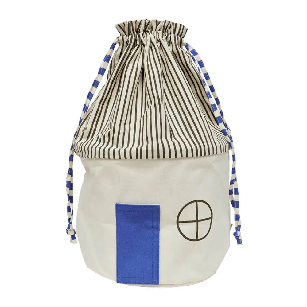 Koya oppbevaringskurv 34x34x52 cm Optic blue