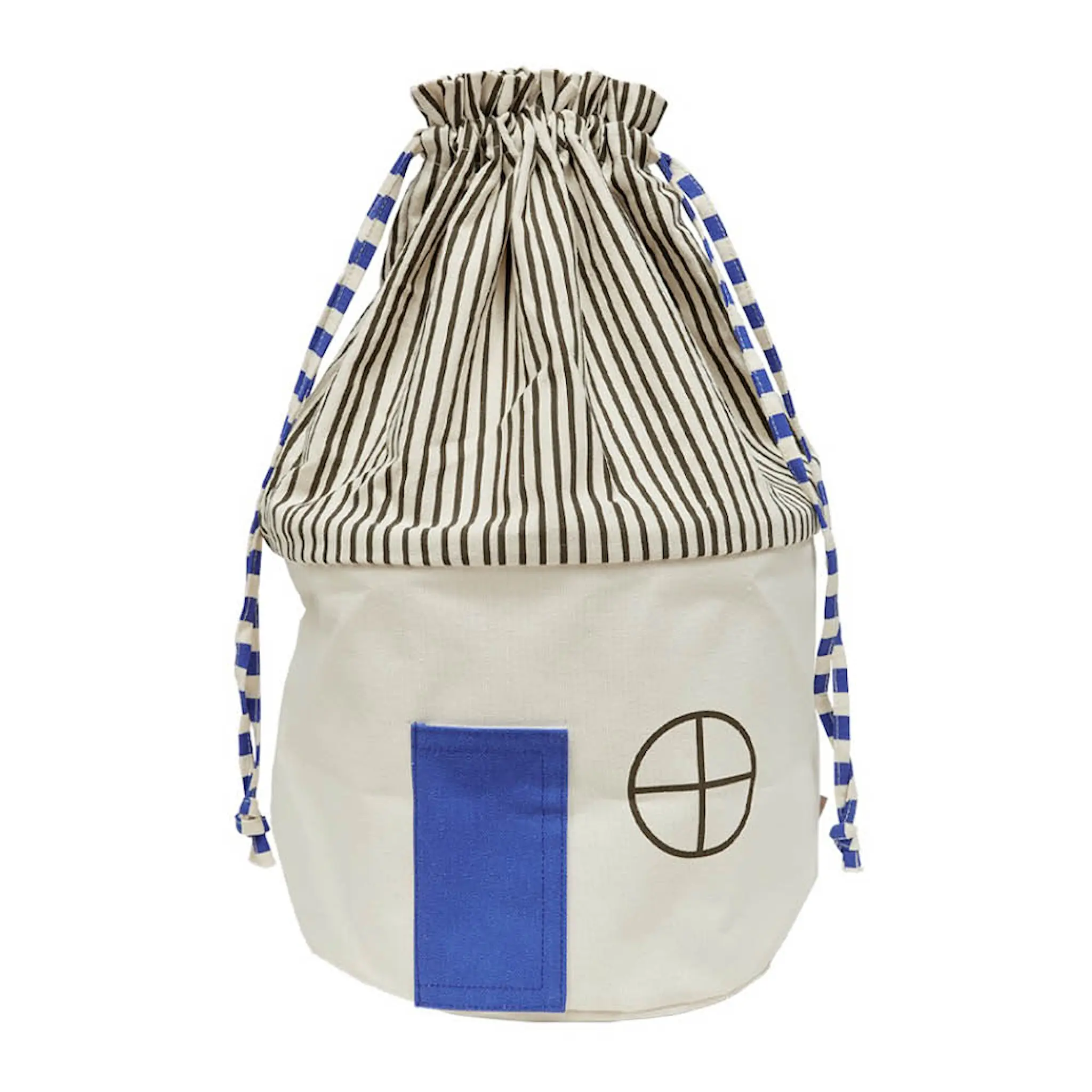 OYOY Koya förvaringskorg 34x52 cm Optic Blue