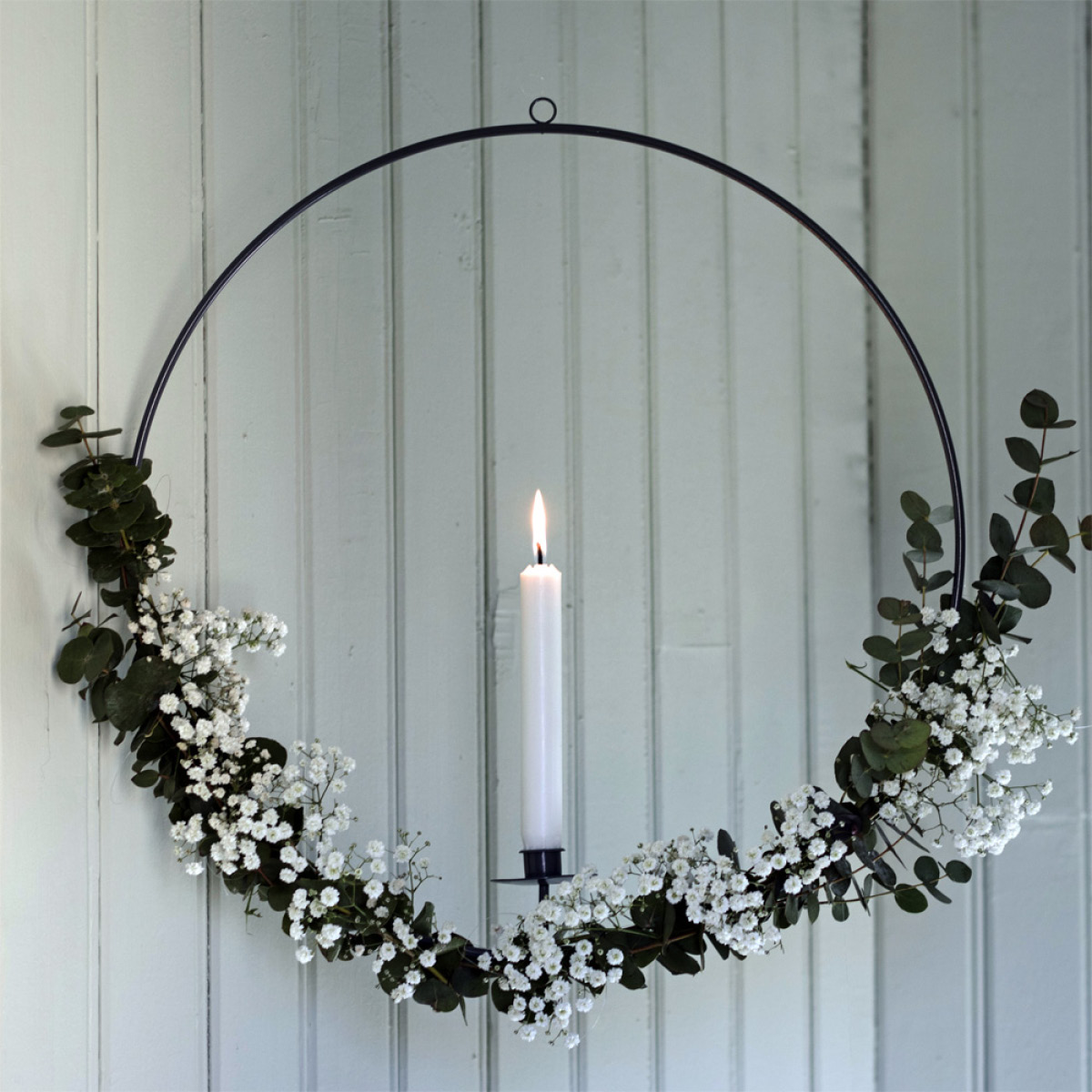 Liljeholmens Kronelys 20,7 cm 4 stk hvit