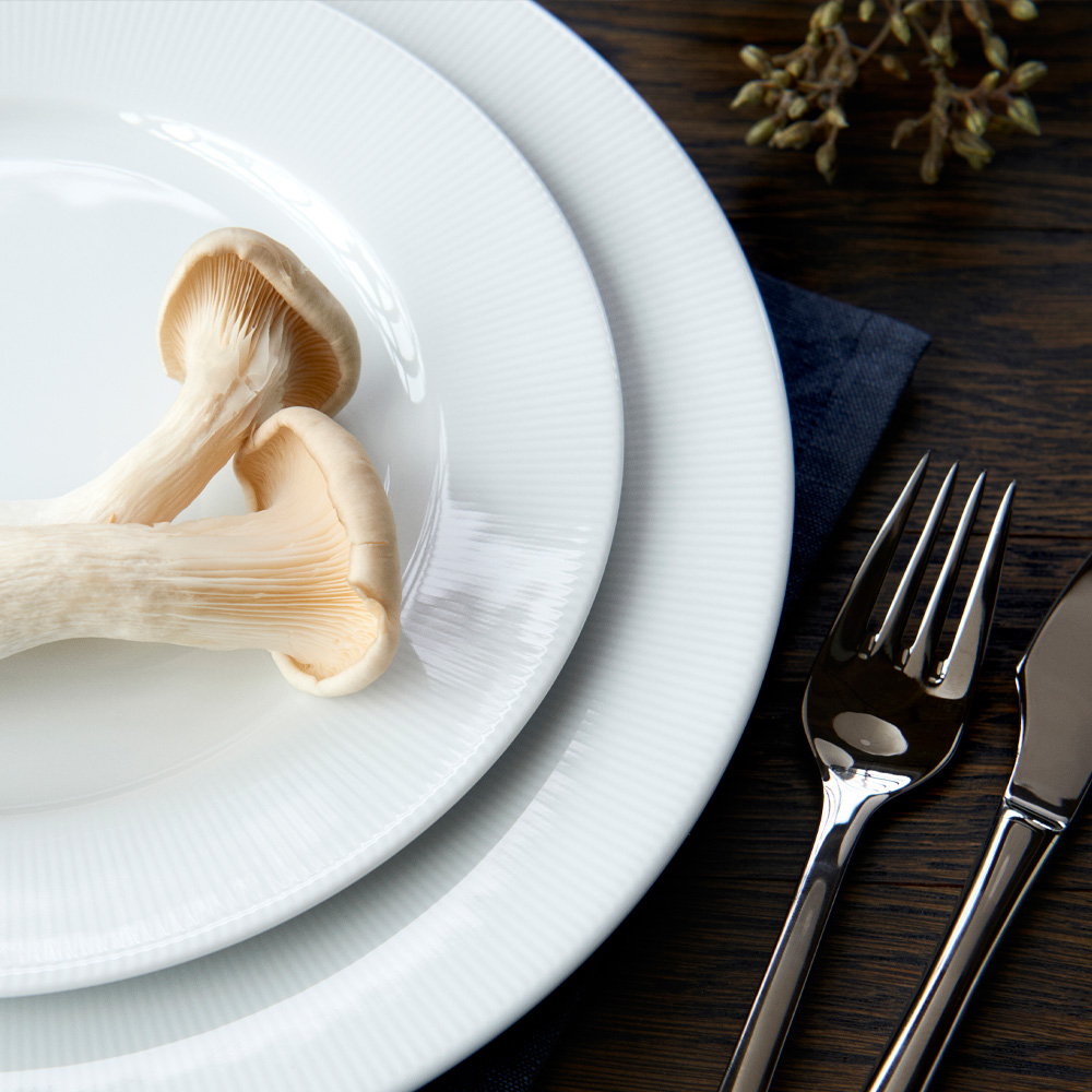 Pillivuyt Eventail Lautanen 22 cm Valkoinen