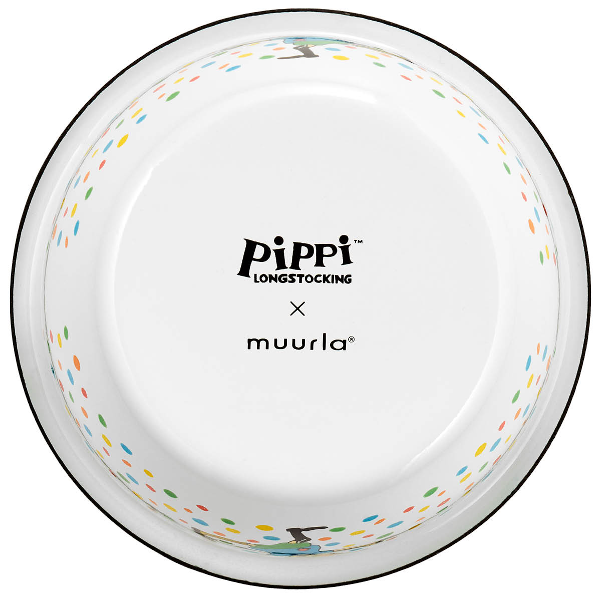 Muurla Peppi Emalikulho 30 cl Valkoinen