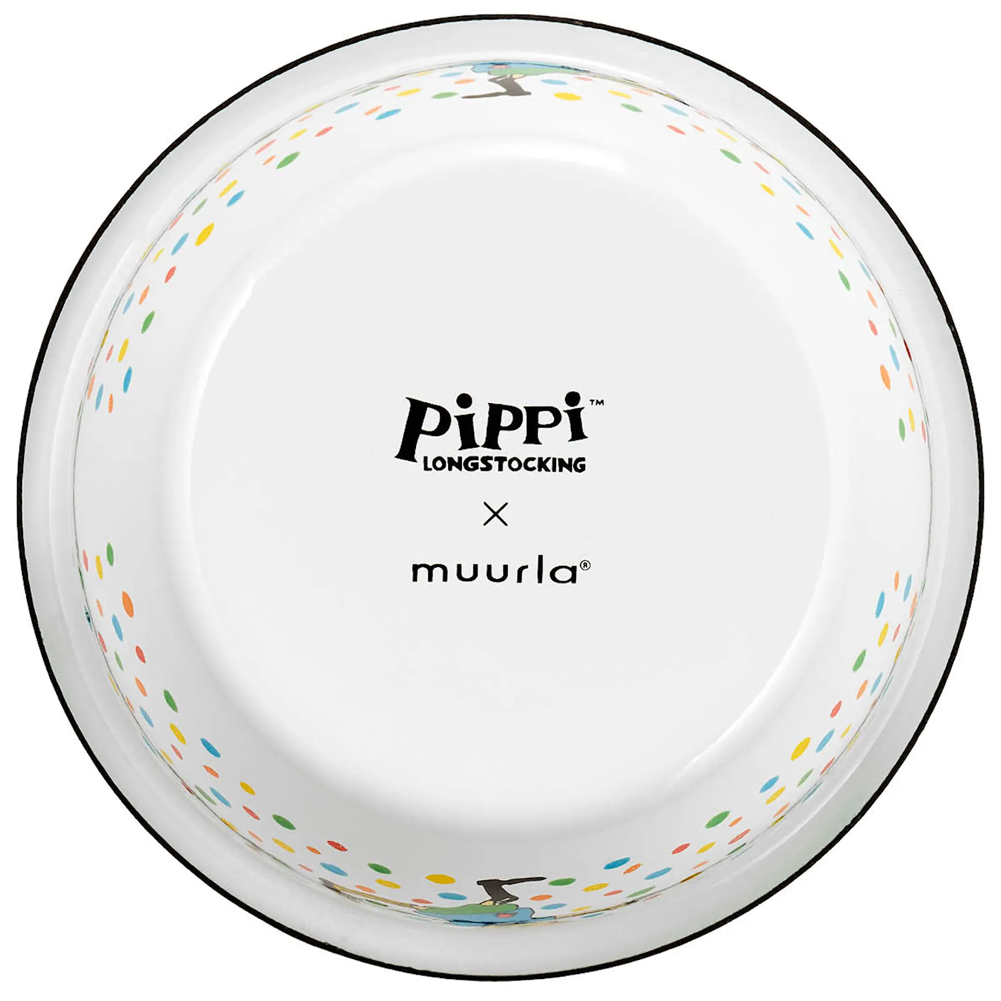 Muurla Peppi Emalikulho 30 cl Valkoinen